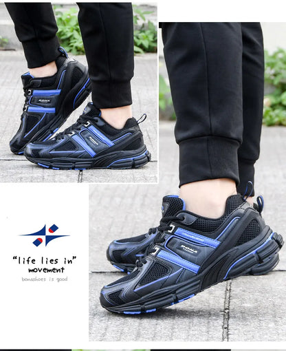 BONA 2023 New Designers Light Running Jogging Mesh Shoes Breathable Comfortable Men Sneakers Casual Outdoor Sport Shoes Man Mesh