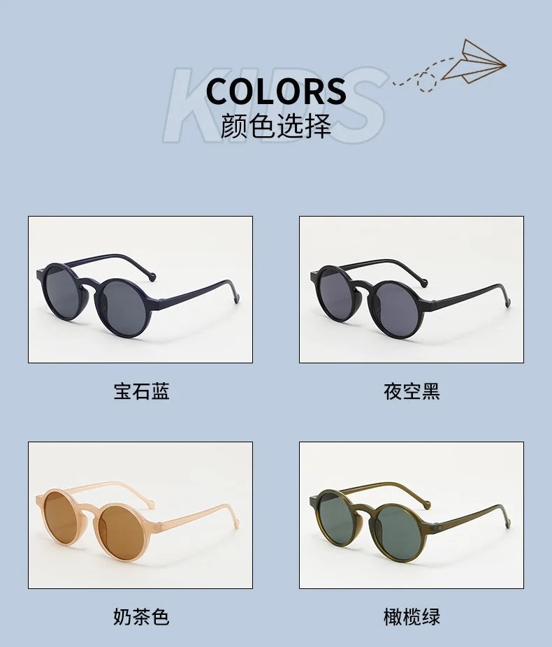 new children's sunglasses Fashion Trend personality street photography children's Sunglasses baby anti ultraviolet glasses