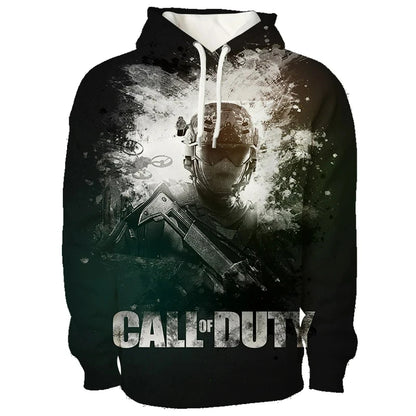 Pop Game Call Of Duty Warzone 3D Printed Hoodie Men's And Women's Hooded Pullover Trendy Streetwear Youth Sweatshirt Clothing