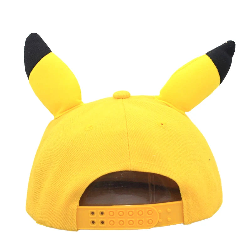 Pokemon Baseball Cap Pikachu Hat Pokemon Cosplay Hip Hop Cap for Girl Boy Children kids Anime Figures Toy Gift Cartoon Hat