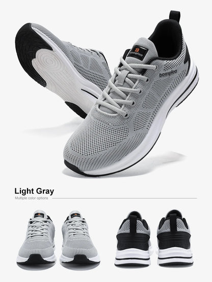 Chaussures de course Baasploa pour homme : nouvelles baskets décontractées légères en mesh, de créateur, respirantes, à lacets, pour le sport et la marche en extérieur
