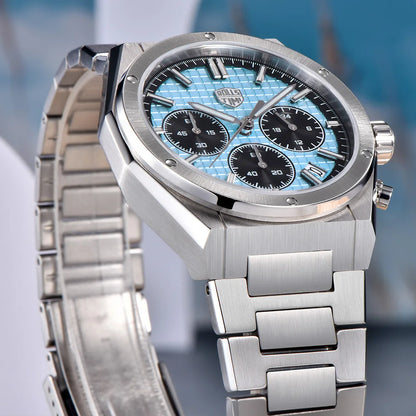 2026 RollsTimi Men's Watches Luxury Quartz Men's Watches Classic Sapphire VK63 Sports Chronograph Stainless Steel Calendar reloj