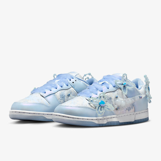 Nike Authentic Dunk Low damskor – lättviktiga sneakers med blommönster i casualstil HV8575-100