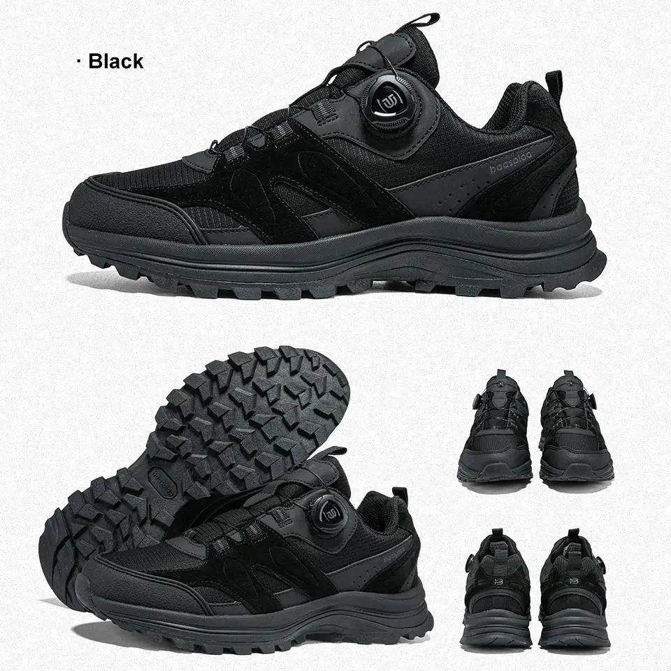 Zapatillas de senderismo para hombre Baasploa: antideslizantes, resistentes al desgaste, para escalada y senderismo al aire libre; con interior de algodón para mayor comodidad; zapatillas deportivas para actividades al aire libre.