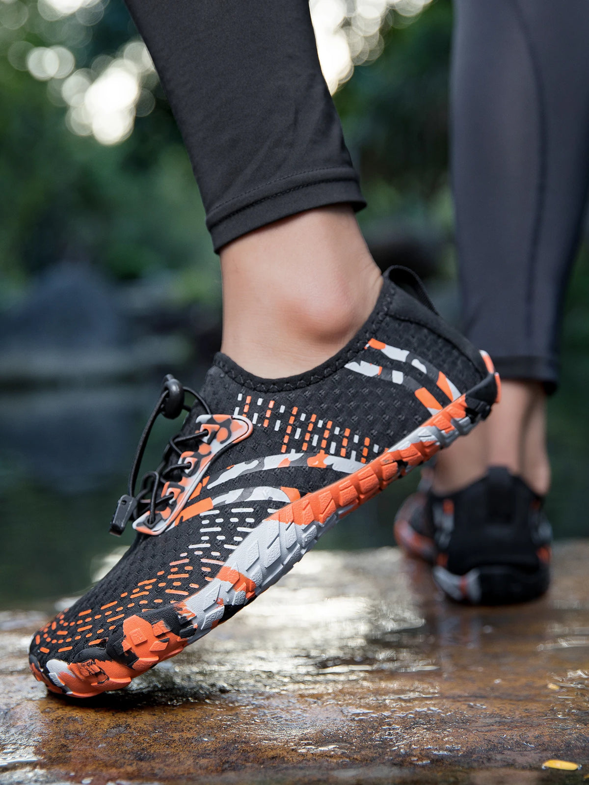 Oiaano Nouvelles chaussures de plage à séchage rapide « Camo » pour homme et femme, sandales aquatiques, baskets aquatiques pour homme, chaussures de sport et de marche