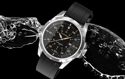 SAPPHERO herenhorloge – Luxe quartzhorloge, waterdicht tot 50 m, voorzien van een geïmporteerd uurwerk en een roestvrijstalen kast – Een ideaal cadeau-idee voor mannen.