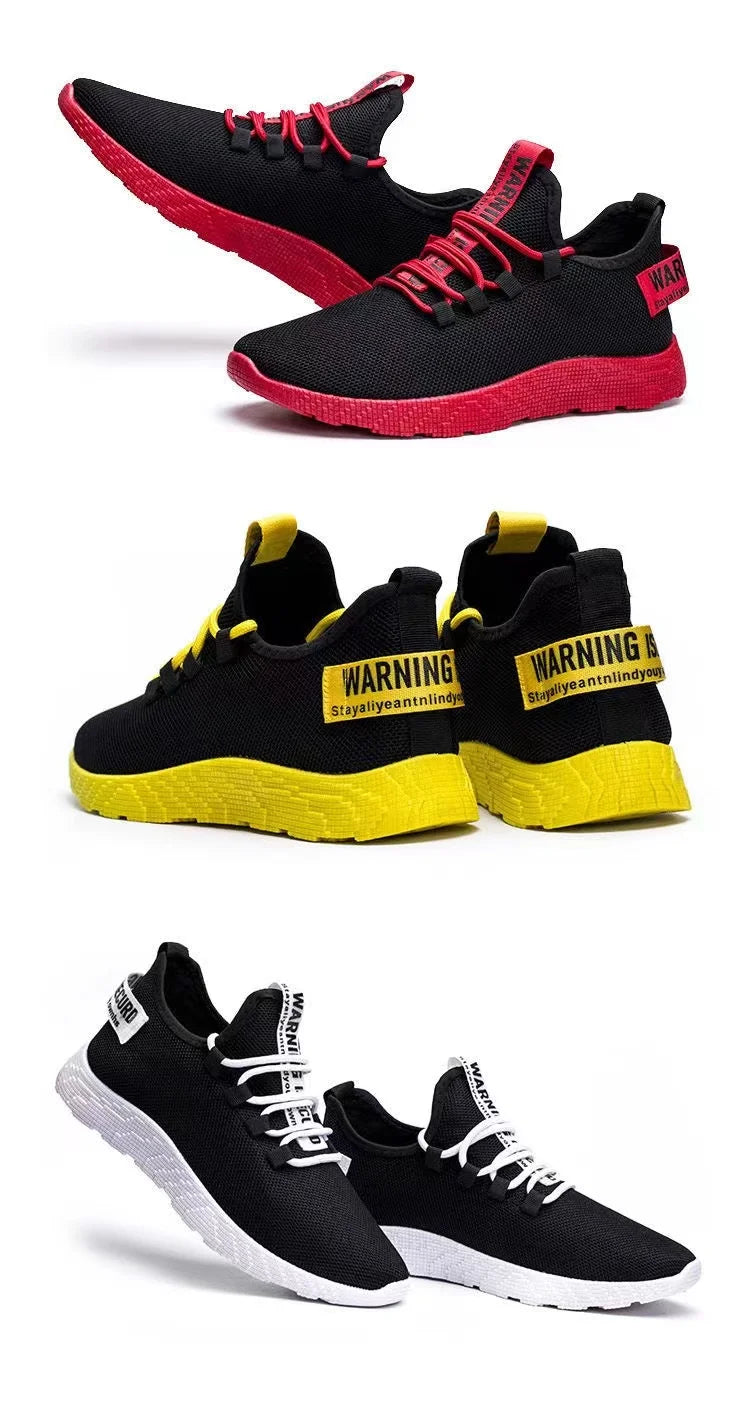Heren sneakers, casual, lichtgewicht sportschoenen van mesh, zomers, voor heren, outdoor, zachte zool, ademend, comfortabel, modieus, trendy hardloopschoen