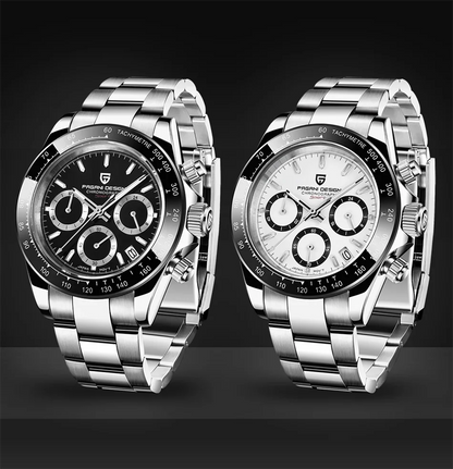 Novo PAGANI DESIGN PD1644 Relógio de Luxo para Homem em Quartzo com Data Automática, Cronógrafo Desportivo de Pulso, Impermeável 100m, Presente para Homem