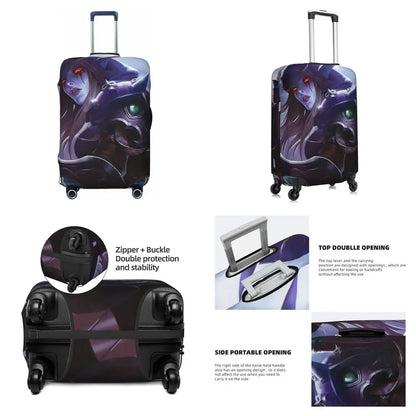 World Of Warcraft Sylvanas Windrunner Suitcase Cover Travel Holiday Fun Luggage Supplies Protection