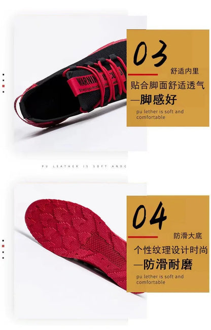 Heren sneakers, casual, lichtgewicht sportschoenen van mesh, zomers, voor heren, outdoor, zachte zool, ademend, comfortabel, modieus, trendy hardloopschoen