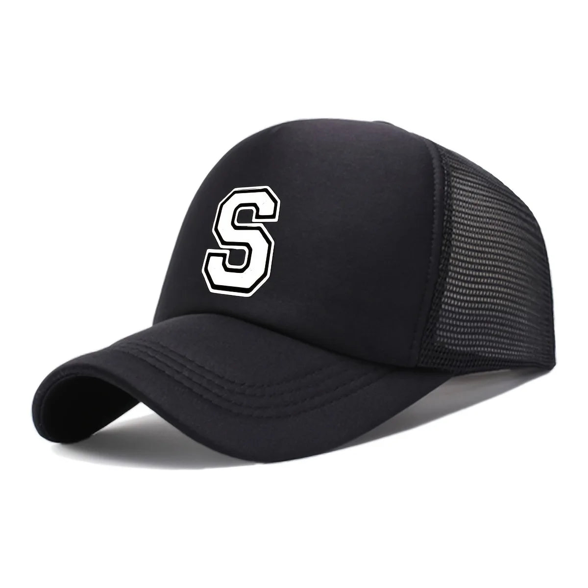 [26-Letter Trendy Baseball Cap] Kids' Lightweight Cap |  Featuring a 26-Letter Truck Driver Design, Perfect for Sun Protection
