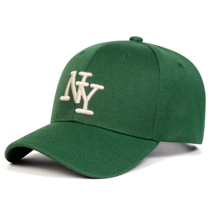 Unisex NY Letter Embroidery Baseball Caps Spring and Autumn Outdoor Adjustable Casual Hats Sunscreen Hat Sports Cap