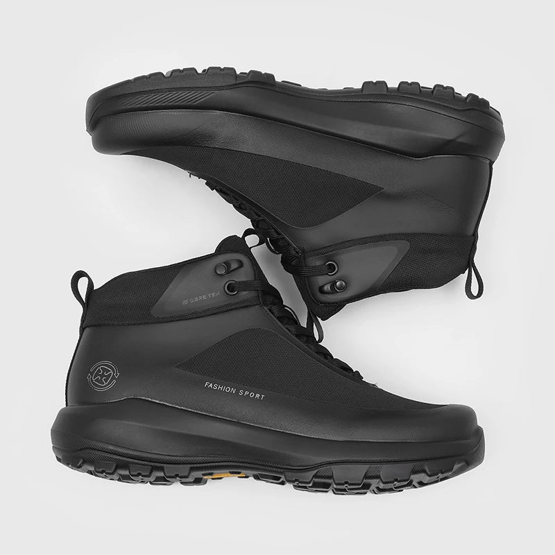 Chaussures de randonnée pour hommes, modèle montant, pour activités de plein air, antidérapantes, résistantes à l’usure, avec semelle épaisse, protection anti-choc pour les orteils, tissu en maille respirant, bottes