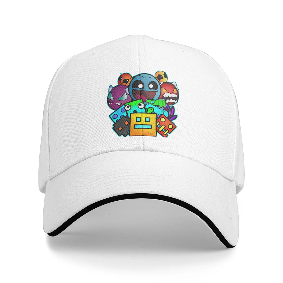 Geometria, Cubo da gioco, Dash, Cappellini da baseball, Hip Hop, Extreme, Demon, Cappellino da sandwich, Stile unisex, Cappellino regolabile, Cappellino da papà, Corsa, Golf