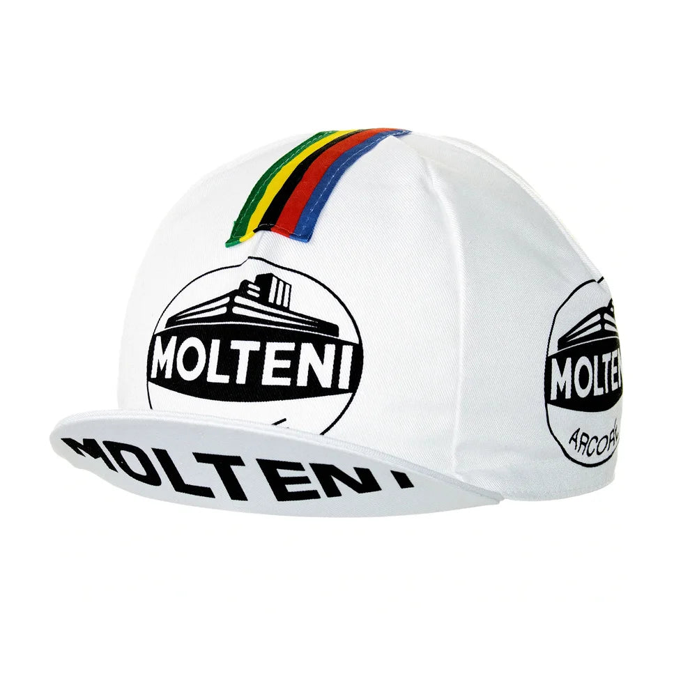 Retro cyklistická čepice Team Molteni – prodyšná ochrana před sluncem, outdoorová sportovní čepice, unisex