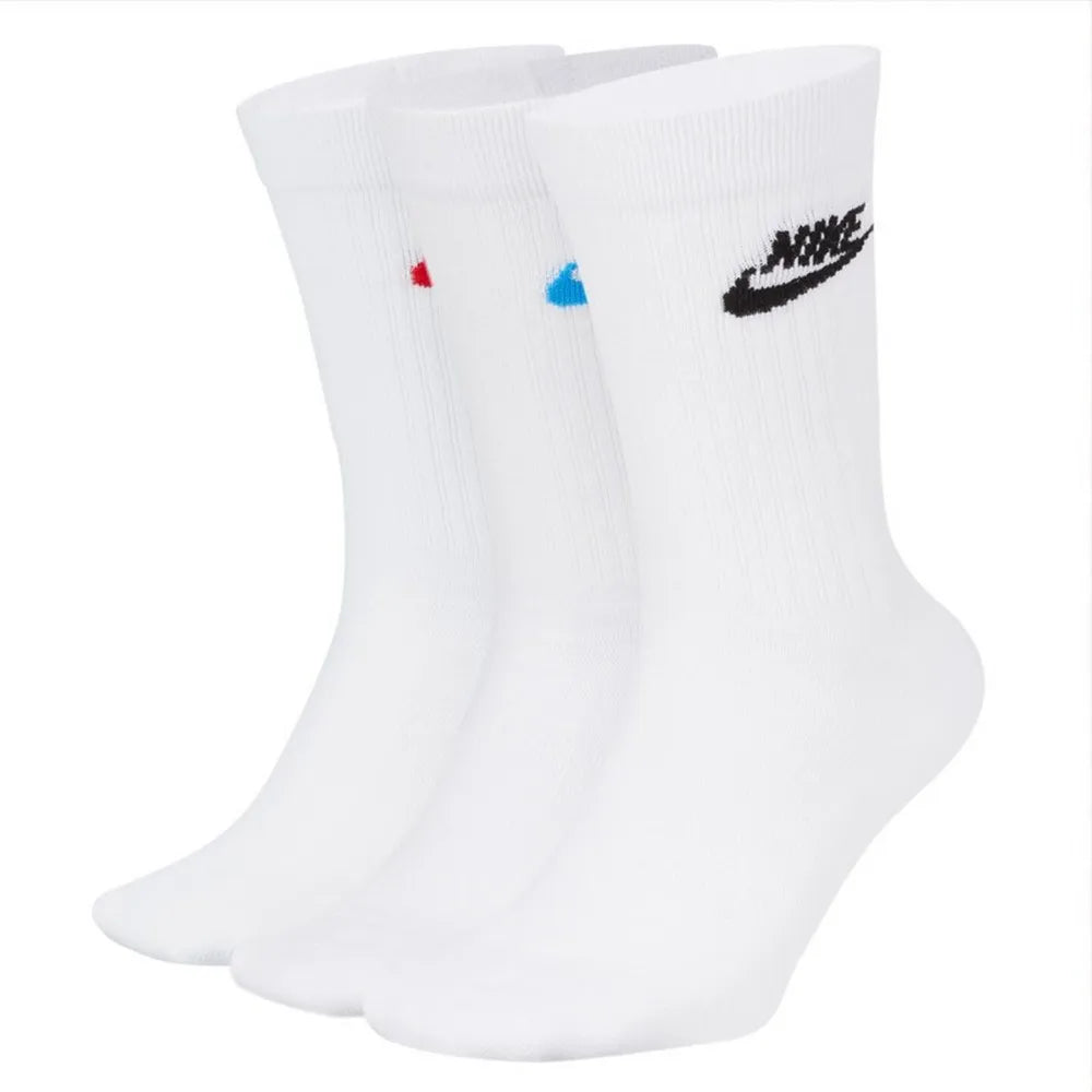 Nike: abbigliamento sportivo e casual elegante, versatile e comodo per uomo e donna – Calzini in spugna, confezione da 3 SX7557-010