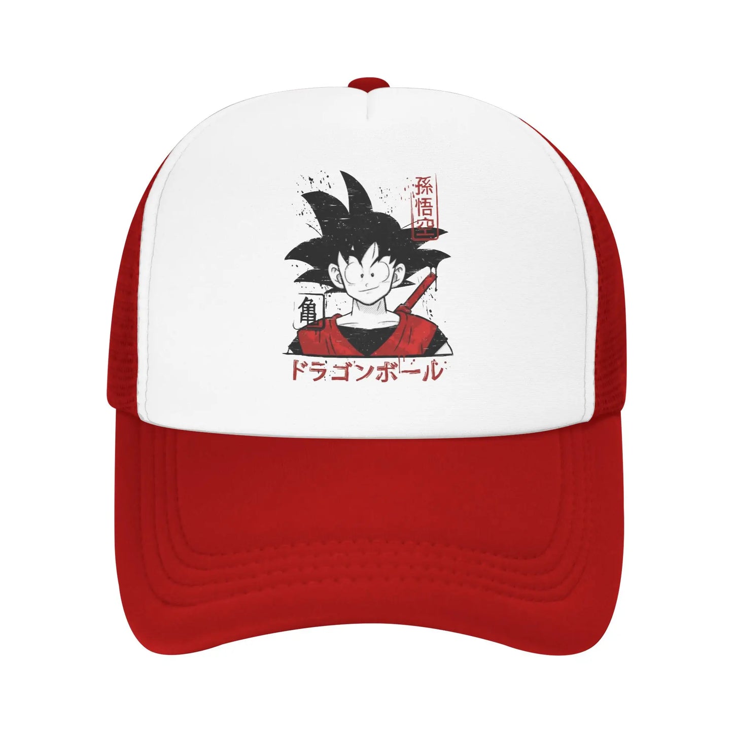 Japanese Goku Dragon Ball Z Mesh Baseball Cap Unisex Fashion Sun Hats  Hats Snapback Caps Fishing Hat Winter Trucker Caps