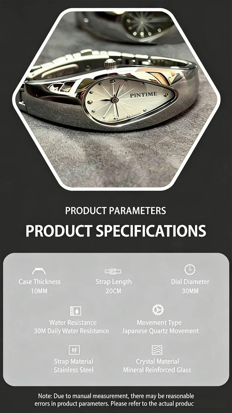 y2k watch shaped teardrop bracelet watch female couple light luxury senior sense of antique wind Gift Ladies' Quartz Wristwatch