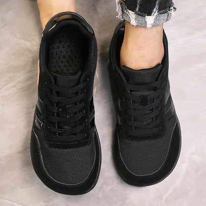 Pánské tenisky s širokou špičkou Barefoot Shoes, minimalistické, prodyšné a pohodlné boty na venkovní chůzi, sportovní ležérní modré boty 2025