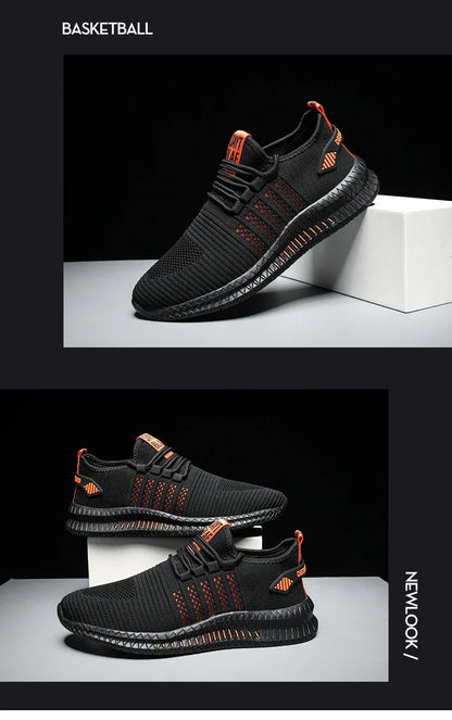 Fashion Sneakers Lightweight Men Casual Shoes Breathable Male Footwear Lace Up Walking Shoe Mens Casual Summer Shoes