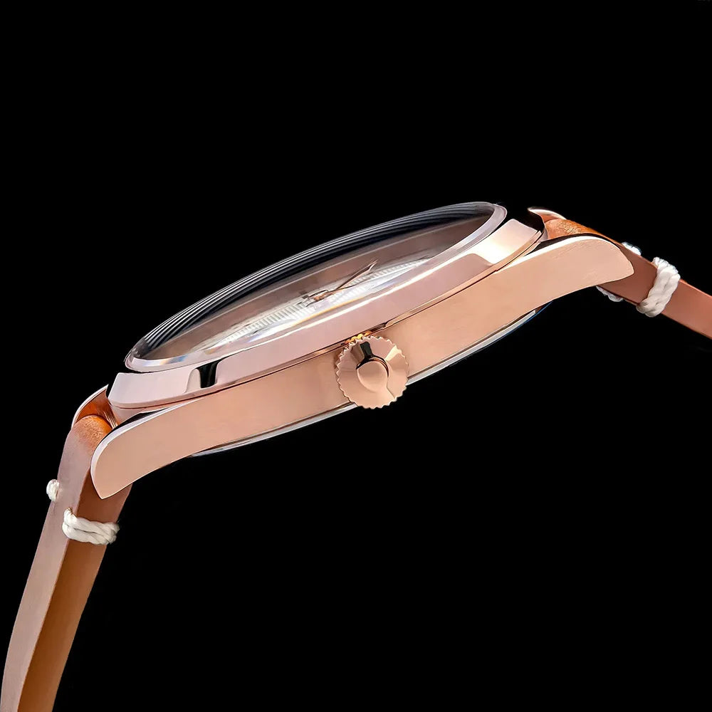 Thorn T001 Quartz Watch Fashion Sapphire Waterproof Grilled Men Watch VD78 Movement 316L Stainless Steel Business Luxurys Watch