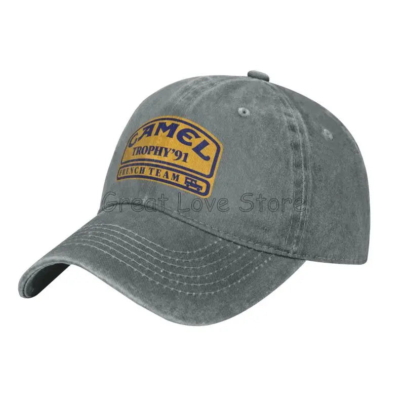 Camel Trophy 91 Cowboy Hat Retro Adjustable Washed Cotton Golf Hat Summer Vintage Sun Visors Baseball Caps