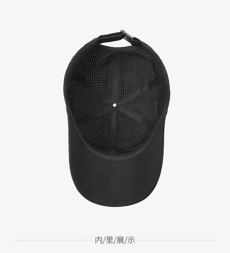 Summer Breathable Mesh Quick Drying Men Women's Baseball Cap Outdoor Sports Travel Fishing Climbing Cycling Runnning Hat