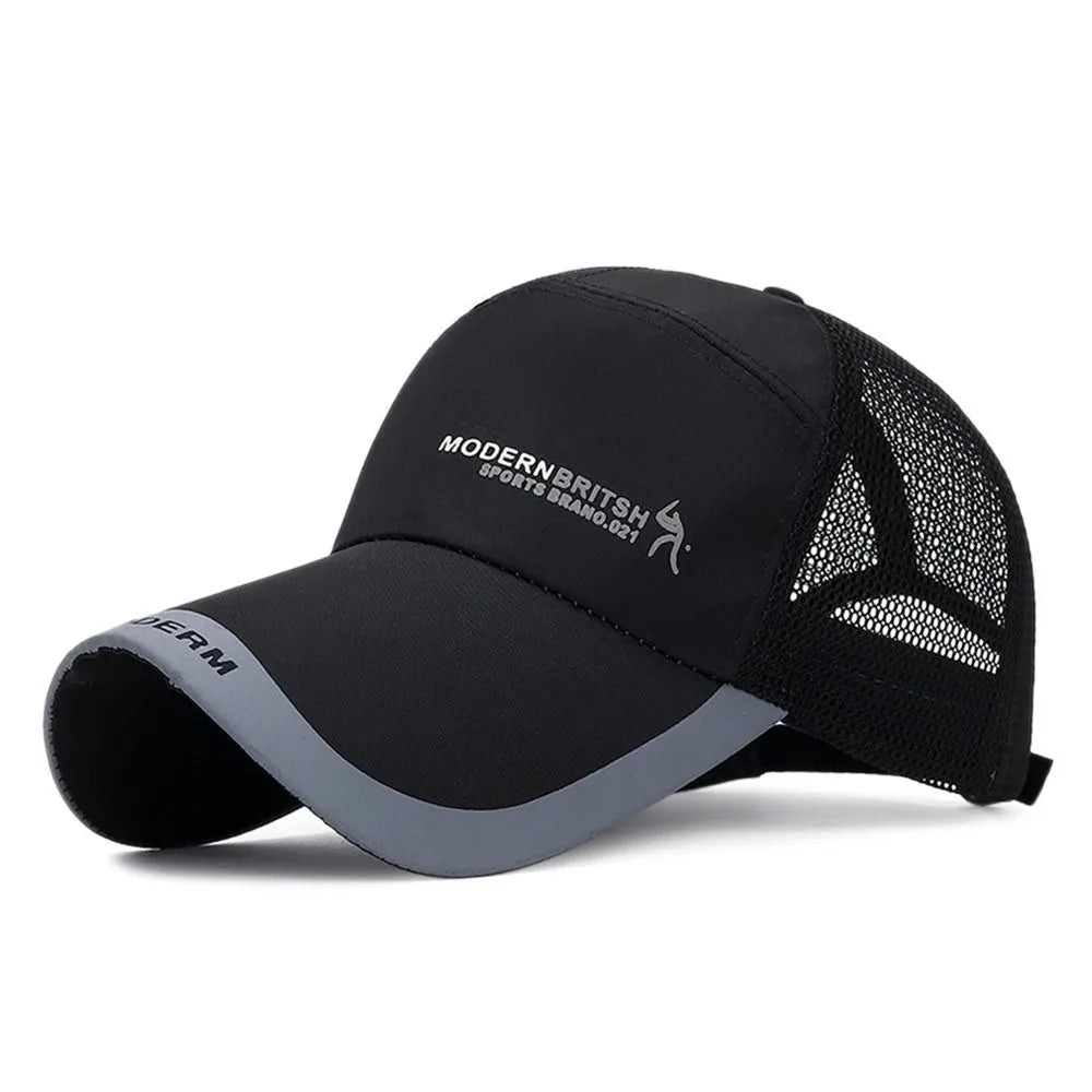 Quick Dry Sports Cap Baseball Cap Solid Color Sun Hat Outdoor Golf Fishing Hats Hat Casual Fashion For Men Women Adjustable