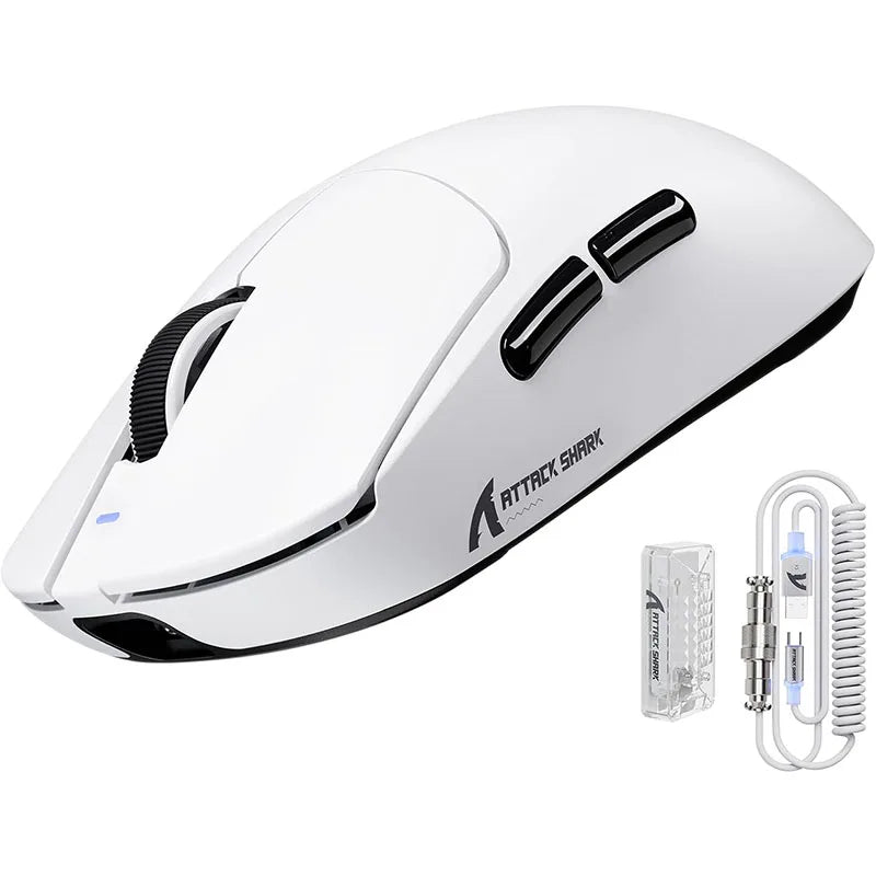 ATTACK SHARK X8 Ultra 8KHz Wireless Gaming Mouse, 55g Superlight, Nordic 52840, PAW3950MAX, 42KDPI, Cool Nano-Coating, 500mAh