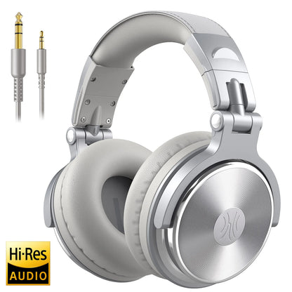 OneOdio Over Ear Headphones HiFi Studio DJ Headphones Wired Gaming Headset with Mic, Professional Monitor Headphones for PC, Phone & Music Production