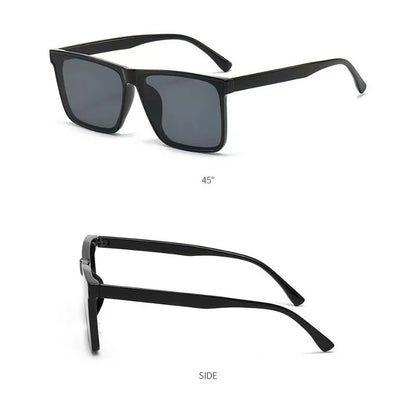  Classical Square Sunglasses Men Women Fashion Eyeglasses Men Punk Rectangle Design Sun Glasses Retro Fishing Glasses UV400