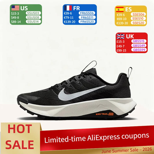 Nike Wildhorse 10 elegantne, udobne, neklizajuće, prozračne, lagane niske tenisice za trčanje za muškarce, crne FV2338-001
