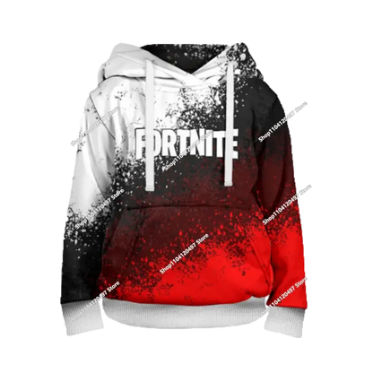 Lastenvaatteet syksyinen collegepaita T-paita huppari uusi Fortnite lasten rento asu mukavat streetwear-vaatteet