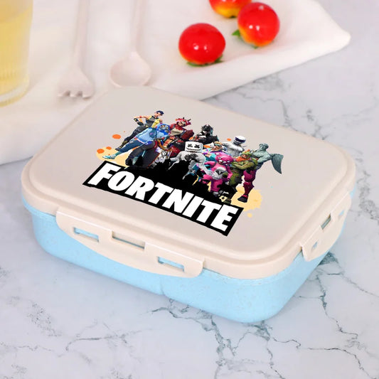 Fortnites Bento Lunch Box Anime Fortress Night Food Storage Containers Kids School Picnic Lunchbox Office Dinner Case Gift 2025