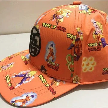 Dragon Ball Son Goku Baseball Cap Anime Snapback Hat Cartoon Character Vegeta Student Baseball Cap Gift Toy for Children