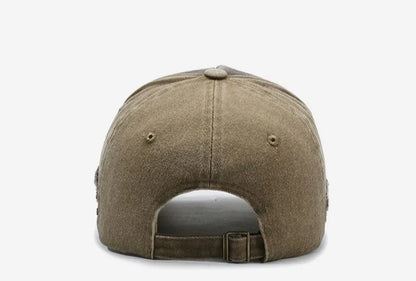 Nuovo cappellino da baseball da uomo in cotone lavato, stile retrò, per tutte le stagioni, cappello sportivo da outdoor da uomo, accessorio maschile