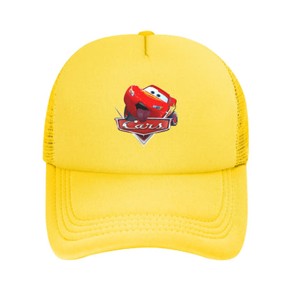Cars Mcqueens Mesh Baseball Cap Unisex Hip-Hop Trucker Hat  Adjustable Snapback Caps Dad Hat Summer Trucker Hats
