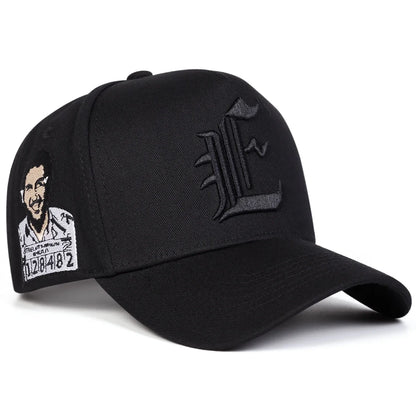 Unisex E-kirjailtu baseball-lippis, kevät-syksy, ulkoilu, säädettävä, vapaa-ajan hattu, aurinkosuojahattu, urheilulippis