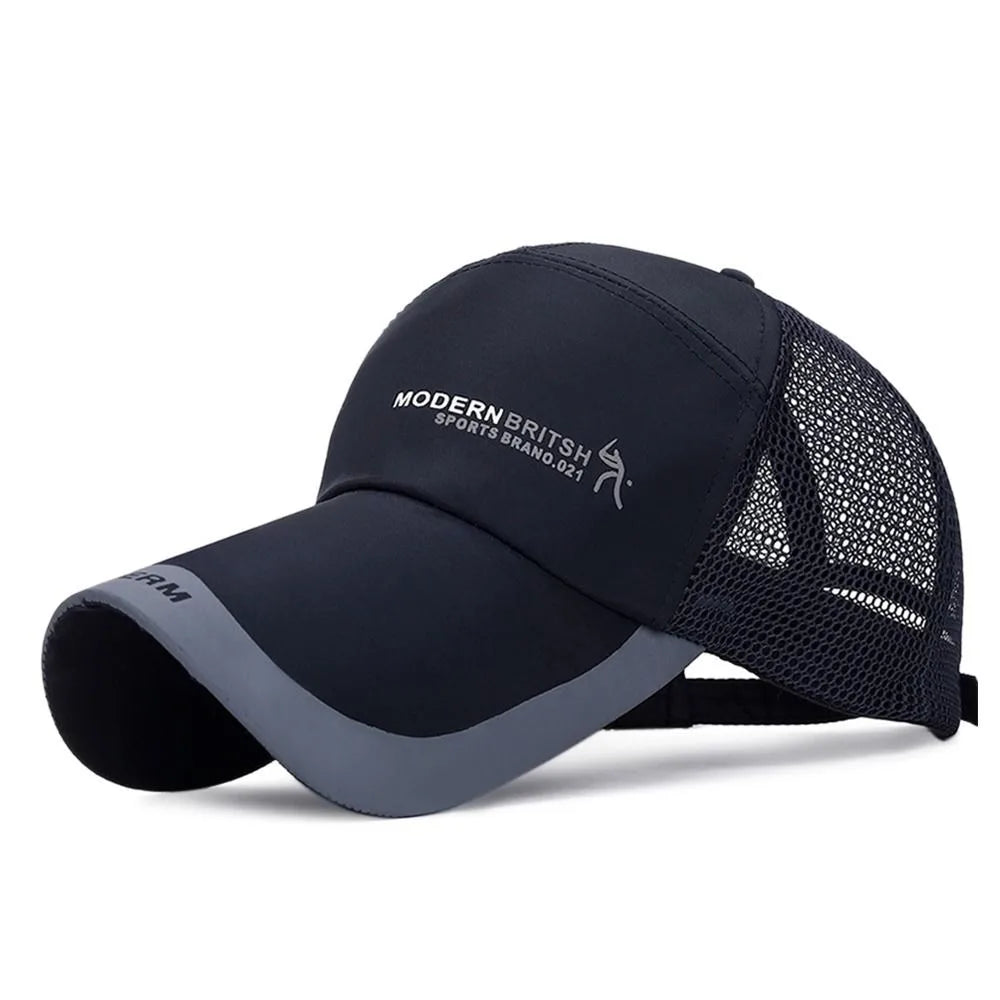 Quick Dry Sports Cap Baseball Cap Solid Color Sun Hat Outdoor Golf Fishing Hats Hat Casual Fashion For Men Women Adjustable