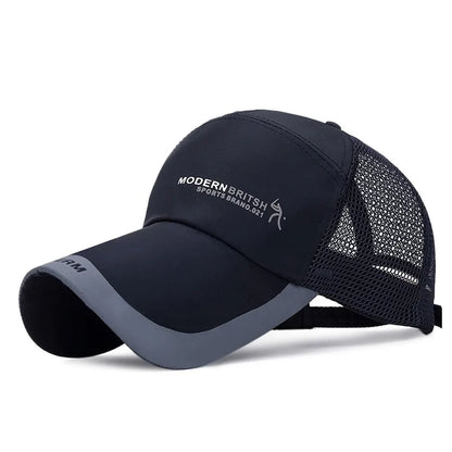 Quick Dry Sports Cap Baseball Cap Solid Color Sun Hat Outdoor Golf Fishing Hats Hat Casual Fashion For Men Women Adjustable