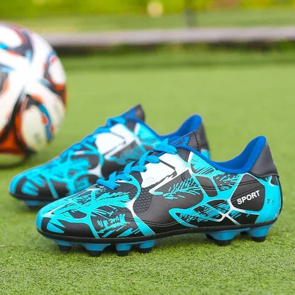 Nouvelles chaussures de football pour hommes et enfants, crampons professionnels pour adultes, chaussures de football ultralégères antidérapantes pour l'herbe, chaussures d'entraînement pour garçons, livraison directe
