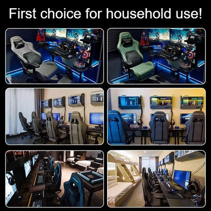 Office Ergonomic Gaming Chair Computer Desk Chair with Armrests, Comfortable Ergonomic Gaming Chair for Home Office, Bedroom & Gaming Room, Technology Fabric Executive Chair