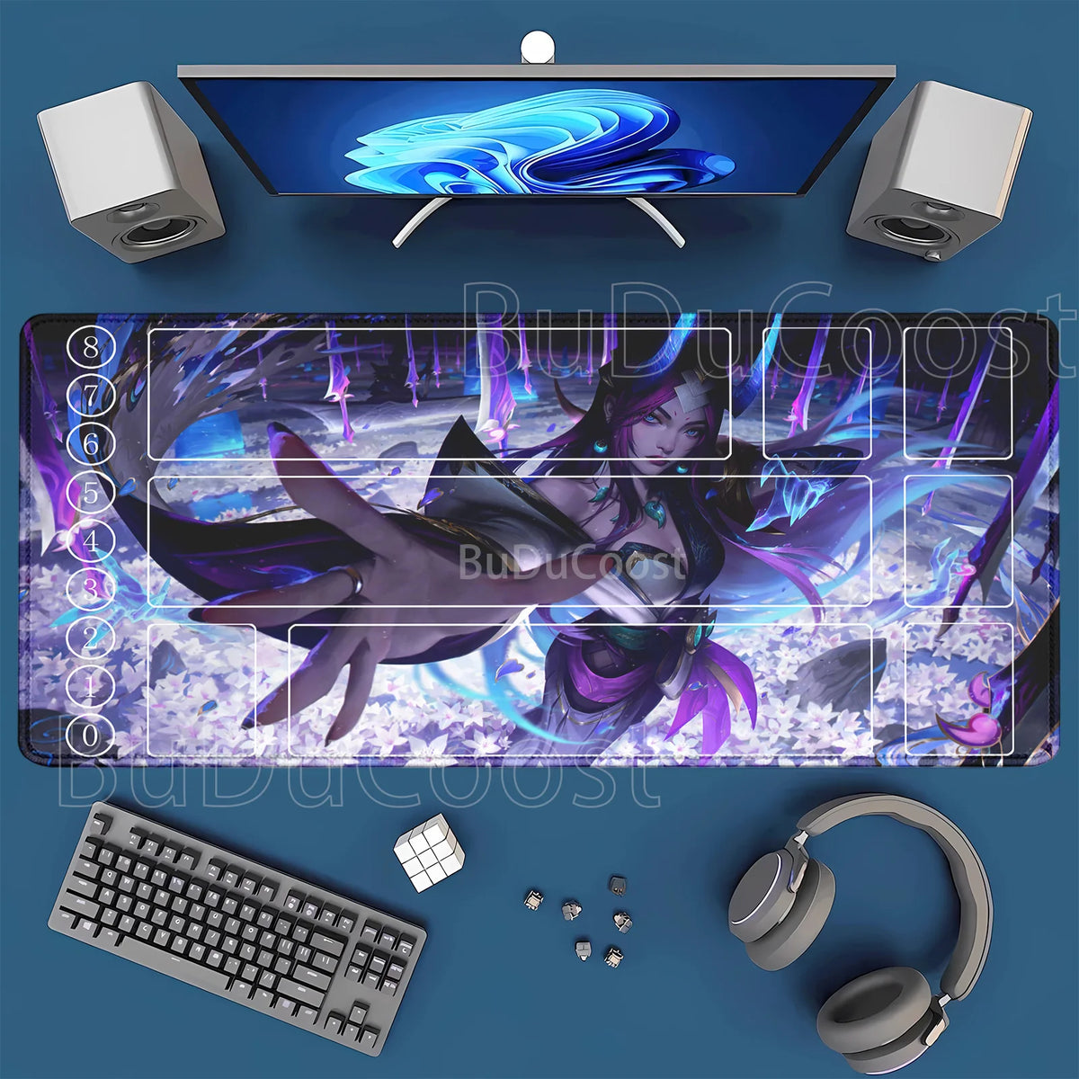HD Printing playmat League of Mouse Pad Legends Riftbound Series TCG LOL Card 600x350mm office Stitched Edge Board Game Desk Mat