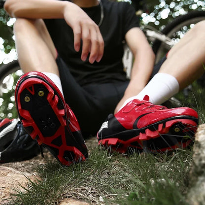 Unisex Cycling Sneakers Road Women Cycling Shoes Nonslip Men Mountain Bike Shoes Racing SPD Outdoor Zapatillas Ciclismo Mtb