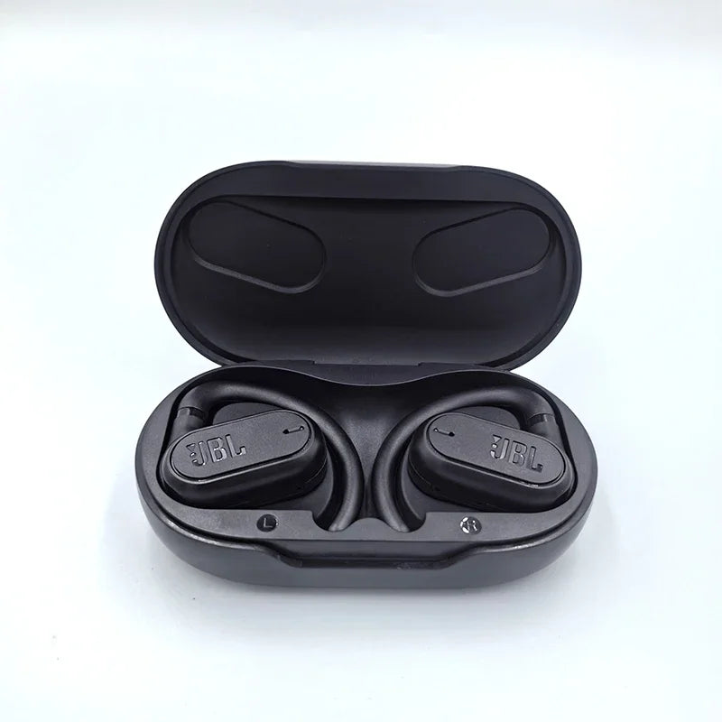 Écouteurs sans fil JBL Soundgear Sense True Wireless à crochet d'oreille, écouteurs ouverts, écouteurs de sport pour la course, écouteurs pour jeux et musique, JBL originaux