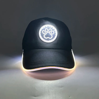 Gorra de béisbol luminosa LED de moda, gorra hip hop iluminada para bar y club, gorra fluorescente para hombre y mujer, accesorios para DJ, baile y disfraces