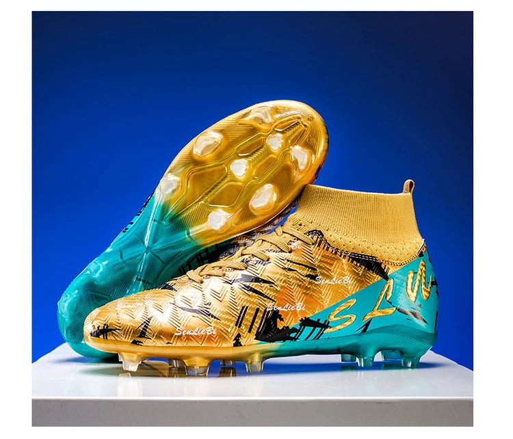 Chaussures de football professionnelles pour hommes, crampons de football FG ultralégers, baskets d'entraînement de football, chaussures de sport d'extérieur