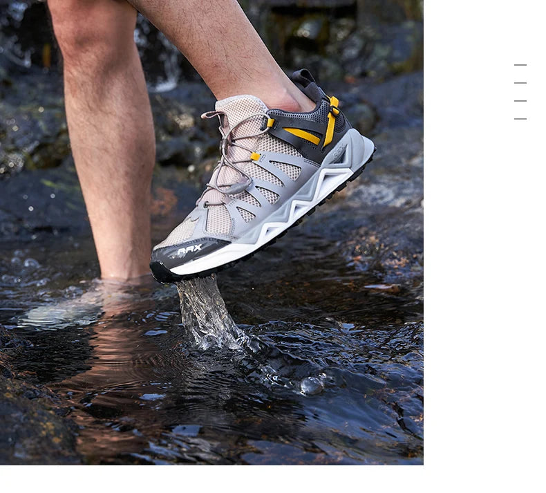 RAX Nieuwe heren- en dameszomerwandelschoenen, ademende Upstream-schoenen, trekkingschoenen, waterschoenen, outdoor-, vis- en kampeerschoenen, sneakers voor heren