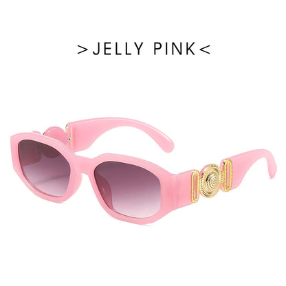 Vintage Square Luxury Small Frame Sunglasses Men Women Rectangle Brand Design Fashion Square Sun Glasses Shades Vintage Glasses