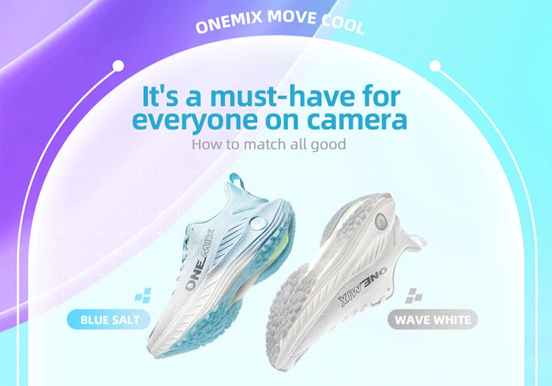 ONEMIX Casual Παπούτσια Τρεξίματος, Διαπνέοντα Καλοκαιρινά Παπούτσια Jogging για Άνδρες, Ελαφριά Παπούτσια Γυμναστηρίου για Γυναίκες, Ανδρικά Outdoor Αθλητικά Παπούτσια με Αντικραδασμική Προστασία